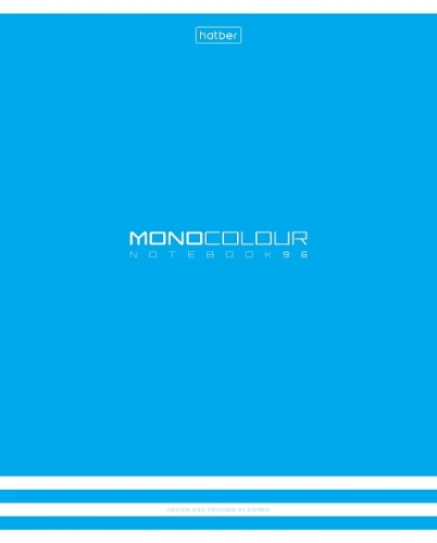 Burtnīca - MONOCOLOUR, 96 lapas, rūtiņa