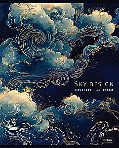 A5 piezīmju grāmata - sērija: Sky design