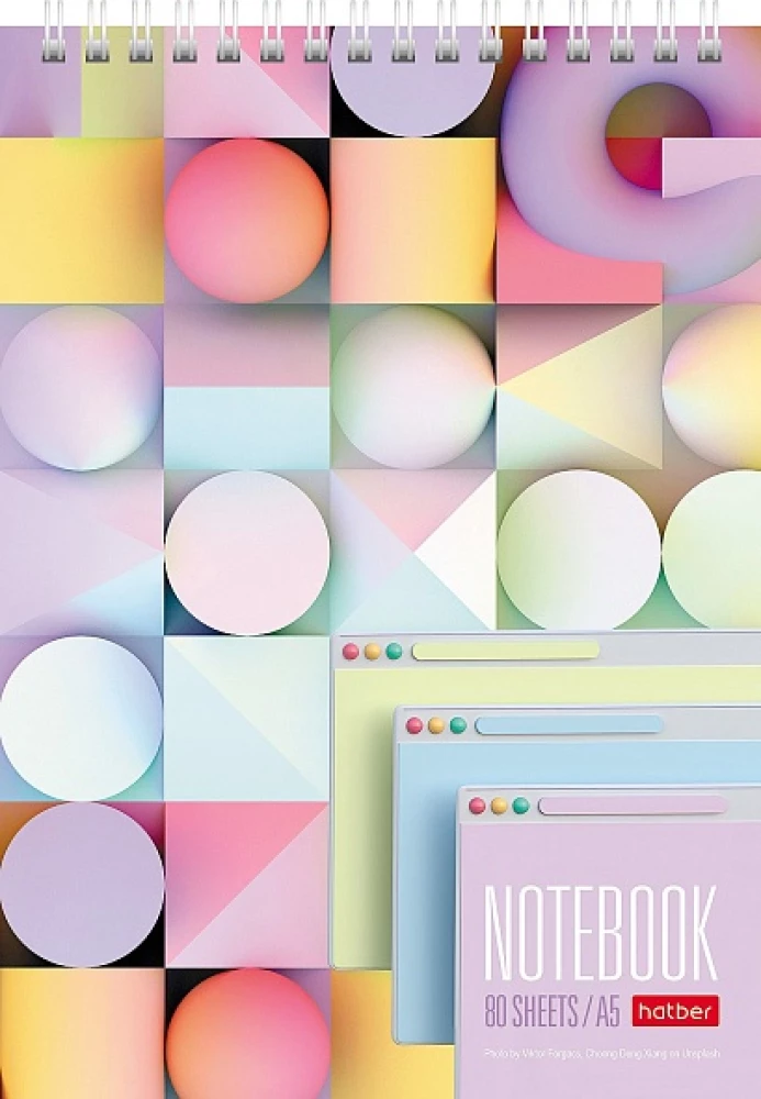 Bloknot A5 - Multicolor (līnija)
