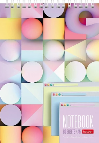 Bloknot A5 - Multicolor (līnija)