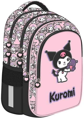 Mugursoma ar četriem nodalījumiem Kuromi Pink