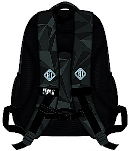 Mugursoma ar četriem nodalījumiem Geometric Grey