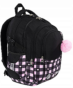 Рюкзак с четырьмя отделениями Pink Checkered
