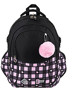 Рюкзак с четырьмя отделениями Pink Checkered