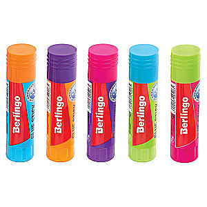 Клей-карандаш - Berlingo Fuze, 10 г, в ассортименте