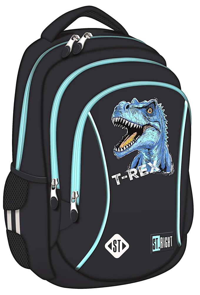 Mugursoma ar trim nodalījumiem Blue T-Rex