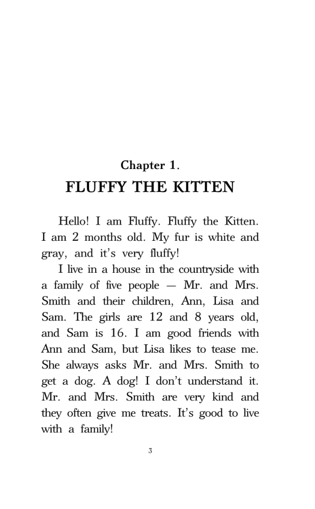 Kaķēns Pūkainis = Fluffy The Kitten. Līmenis 1