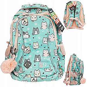 Рюкзак с тремя отделениями Charming Cats