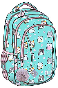 Рюкзак с тремя отделениями Charming Cats
