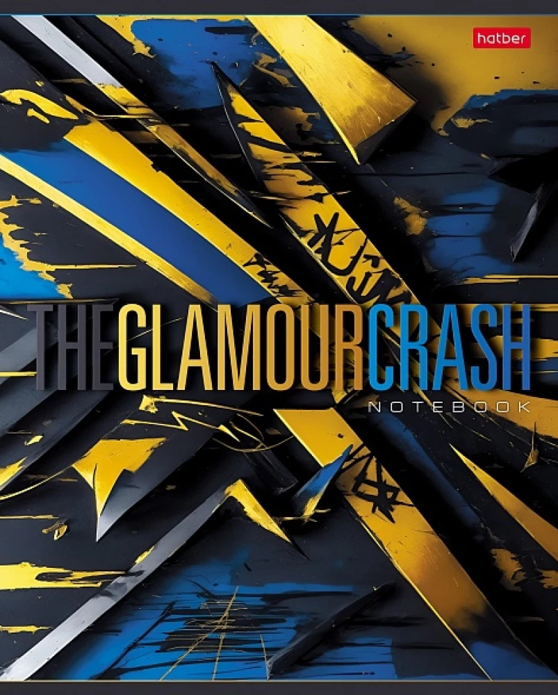 A5 formāta piezīmju grāmata - sērija: The glamour crash (ar līnijām)