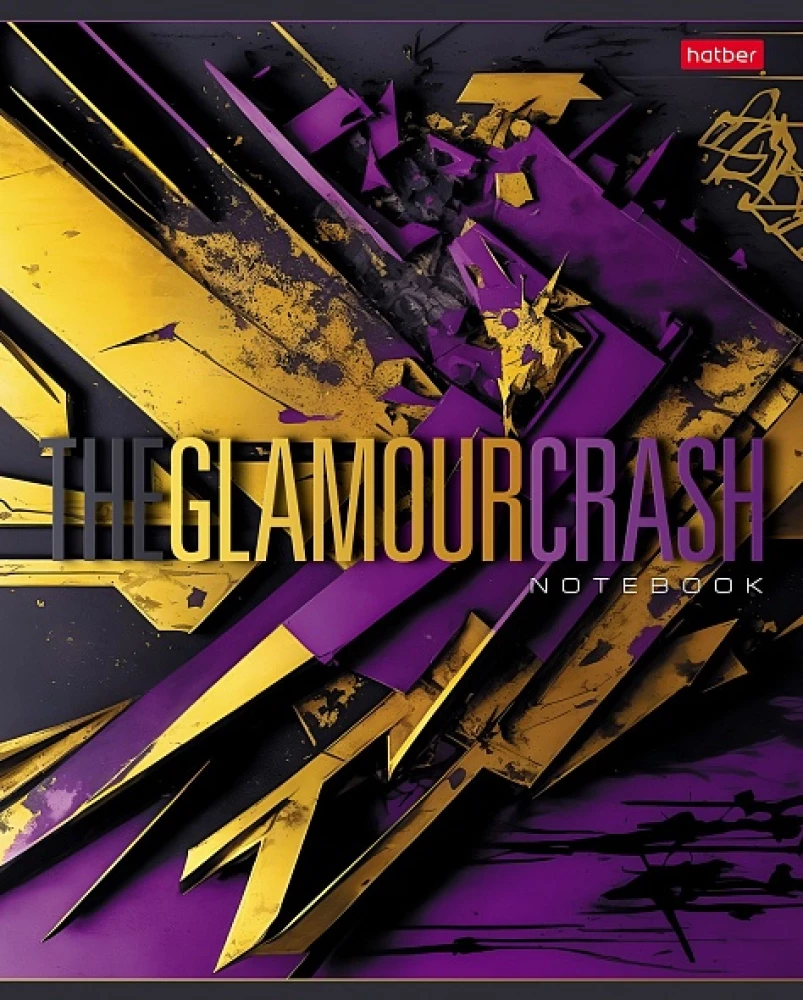 A5 formāta piezīmju grāmata - sērija: The glamour crash (ar līnijām)