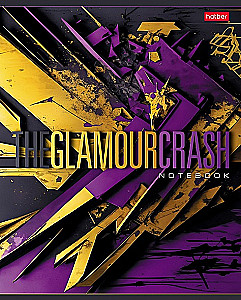 A5 formāta piezīmju grāmata - sērija: The glamour crash (ar līnijām)