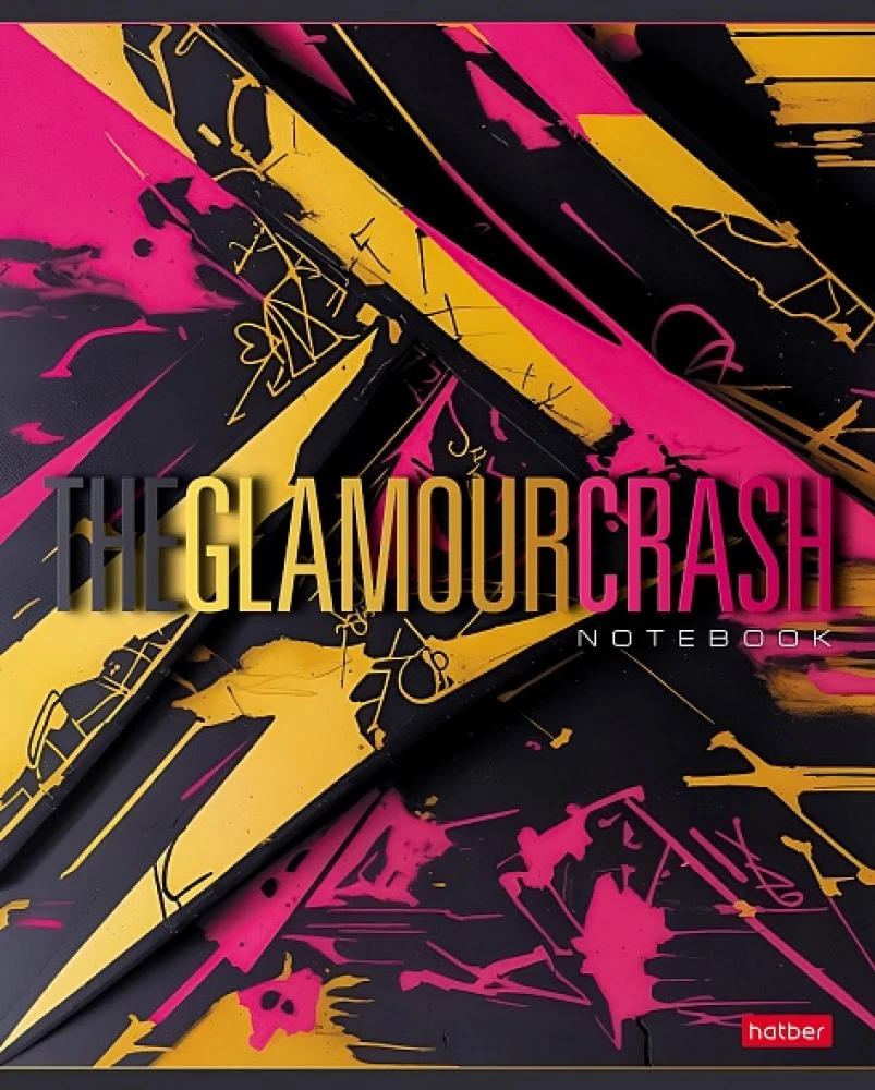 A5 formāta piezīmju grāmata - sērija: The glamour crash (ar līnijām)
