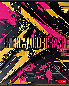 A5 formāta piezīmju grāmata - sērija: The glamour crash (ar līnijām)