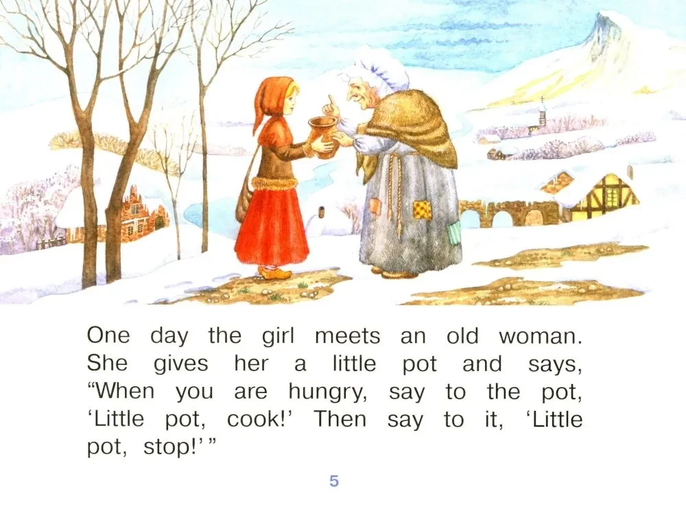 The Magic Porridgt Pot = Волшебный горшок каши