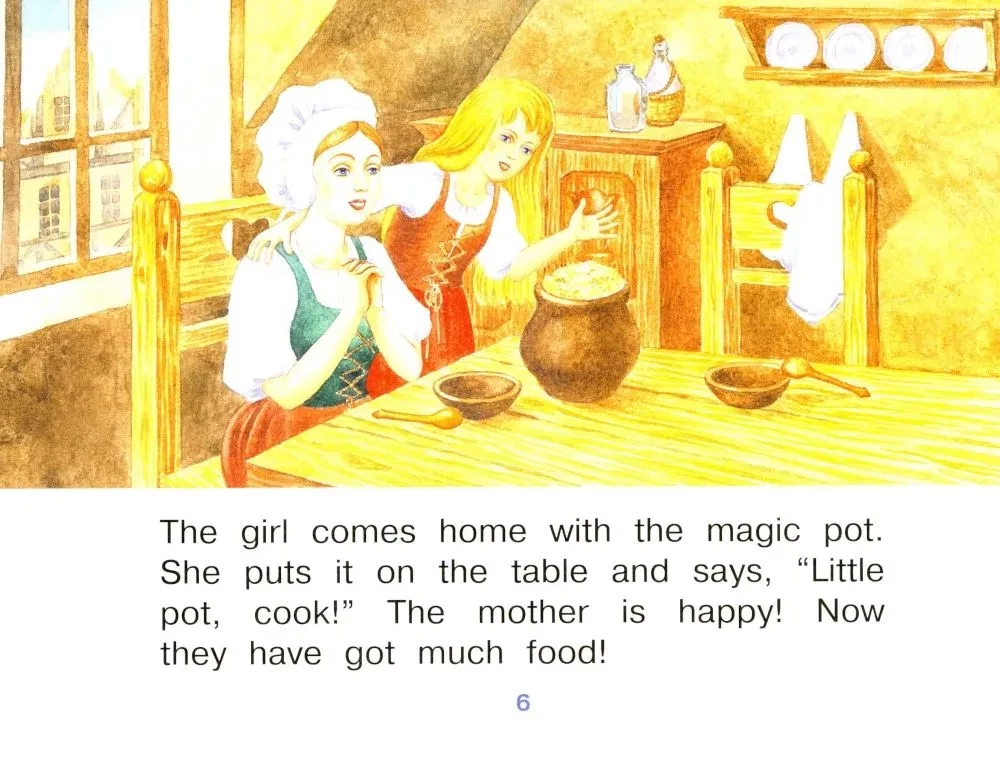 The Magic Porridgt Pot = Волшебный горшок каши