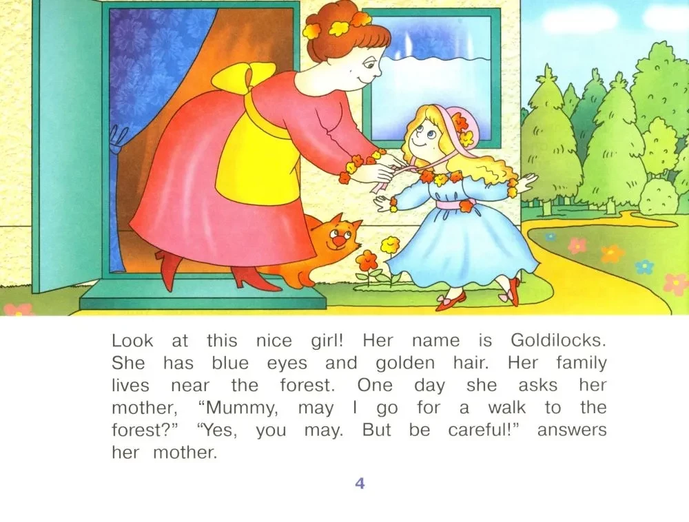 Goldilocks and the Three Bears = Златовласка и три медведя