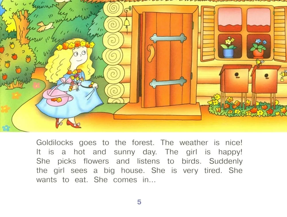 Goldilocks and the Three Bears = Златовласка и три медведя