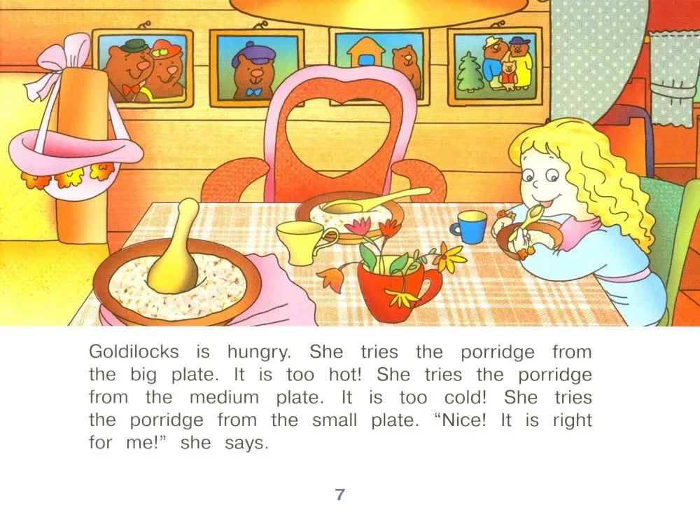 Goldilocks and the Three Bears = Златовласка и три медведя