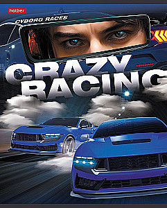 A5 formāta burtnīca - sērija: Crazy racing (līnijas)