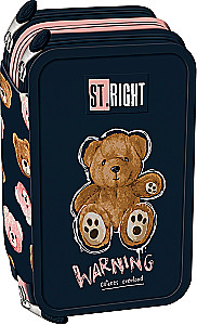Пенал - ST.RIGHT Teddy Bear (тройной, с наполнением)