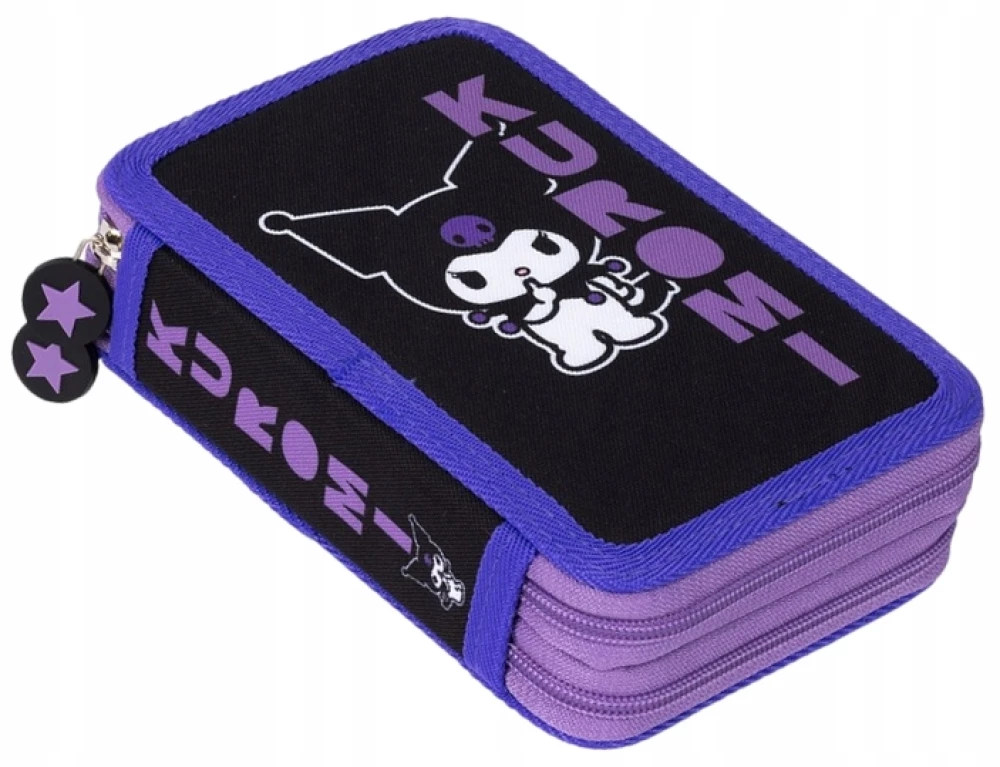 Pildspalvu maciņš - Kuromi Black (divkāršs, ar pildījumu)