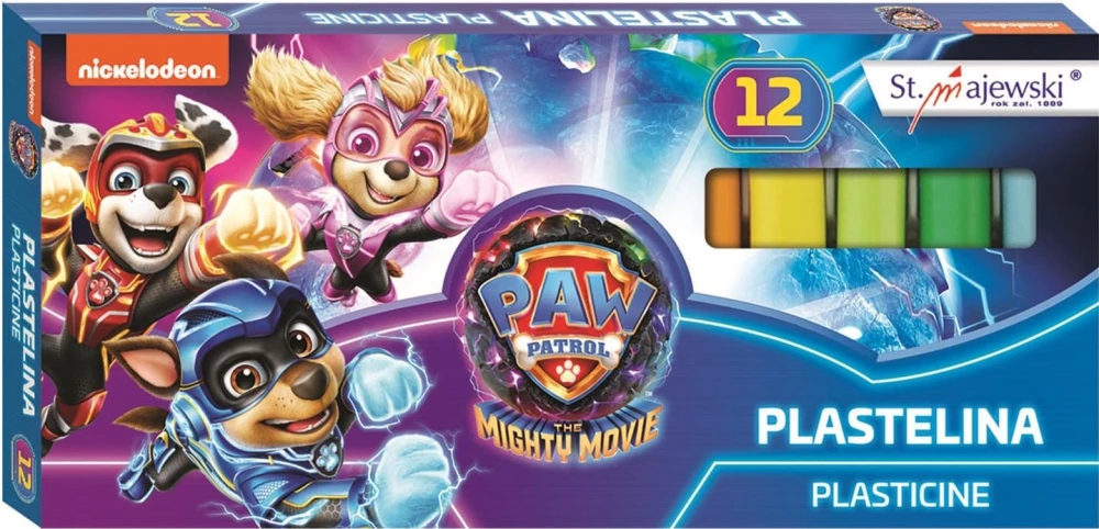Māla masa - Paw Patrol, 12 krāsas