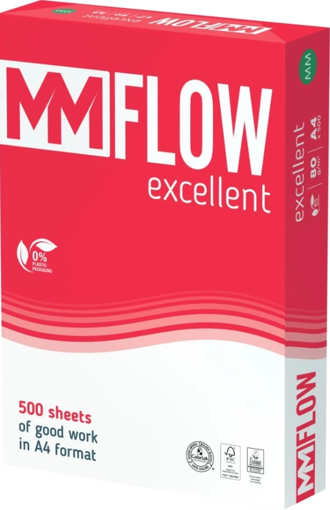 Ofisa papīrs - MM FLOW, A4, 500 lapas
