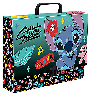 Mape-portfelis ar rokturi XL A4 - Stitch Aloha