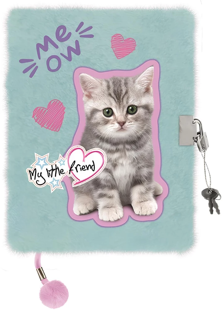 Дневник - Mint Kitty, А5, 96 листов, в линейку
