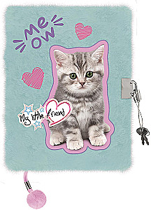 Дневник - Mint Kitty, А5, 96 листов, в линейку