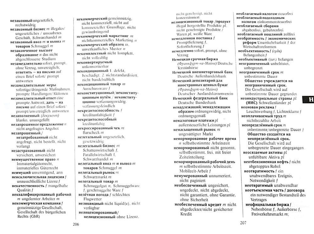 Русско-немецкий словарь делового языка