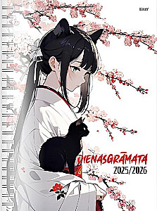 Дневник А5 со спиралью с датами 2025/26 (ассорти)