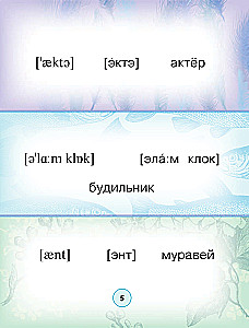 Англо-русский. Русско-английский словарь с произношением в картинках