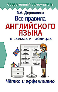 Visi angļu valodas noteikumi shēmās un tabulās