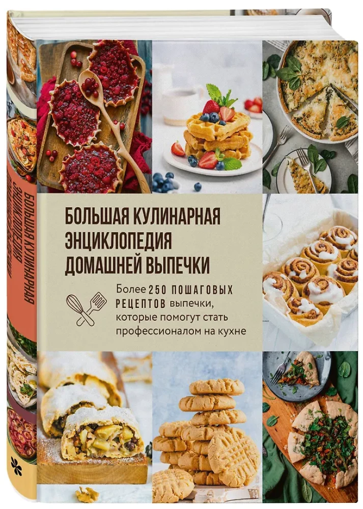 Большая кулинарная энциклопедия домашней выпечки. Более 250 пошаговых рецептов выпечки, которые помогут стать профессионалом на кухне