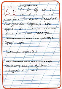 Тренажёр по чистописанию. Учимся писать предложения