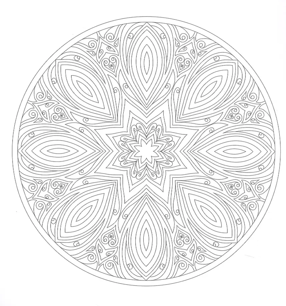 Mandalas. Sieviešu enerģija. Krāsojamā grāmata-antistress