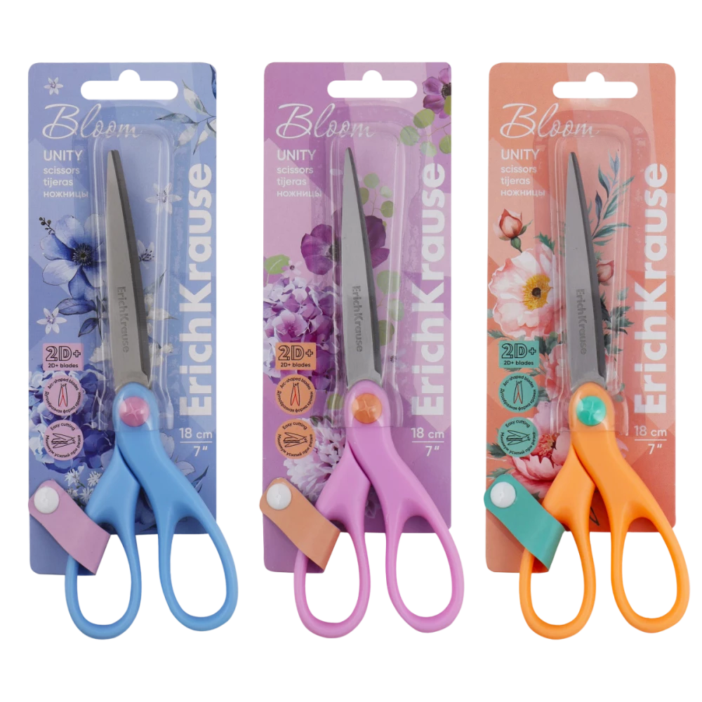 Šķēres - Unity Pastel Bloom, 18cm (asorti)