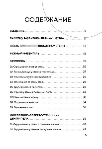 Pilates pie sienas. Efektīvu vingrinājumu programma slaidam un tonizētam ķermenim