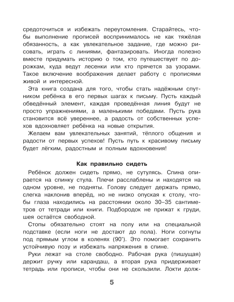 Готовим руку к письму. Новые большие прописи
