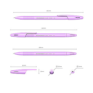 Шариковая ручка -  ErichKrause Stick Pastel, синяя, в ассортименте
