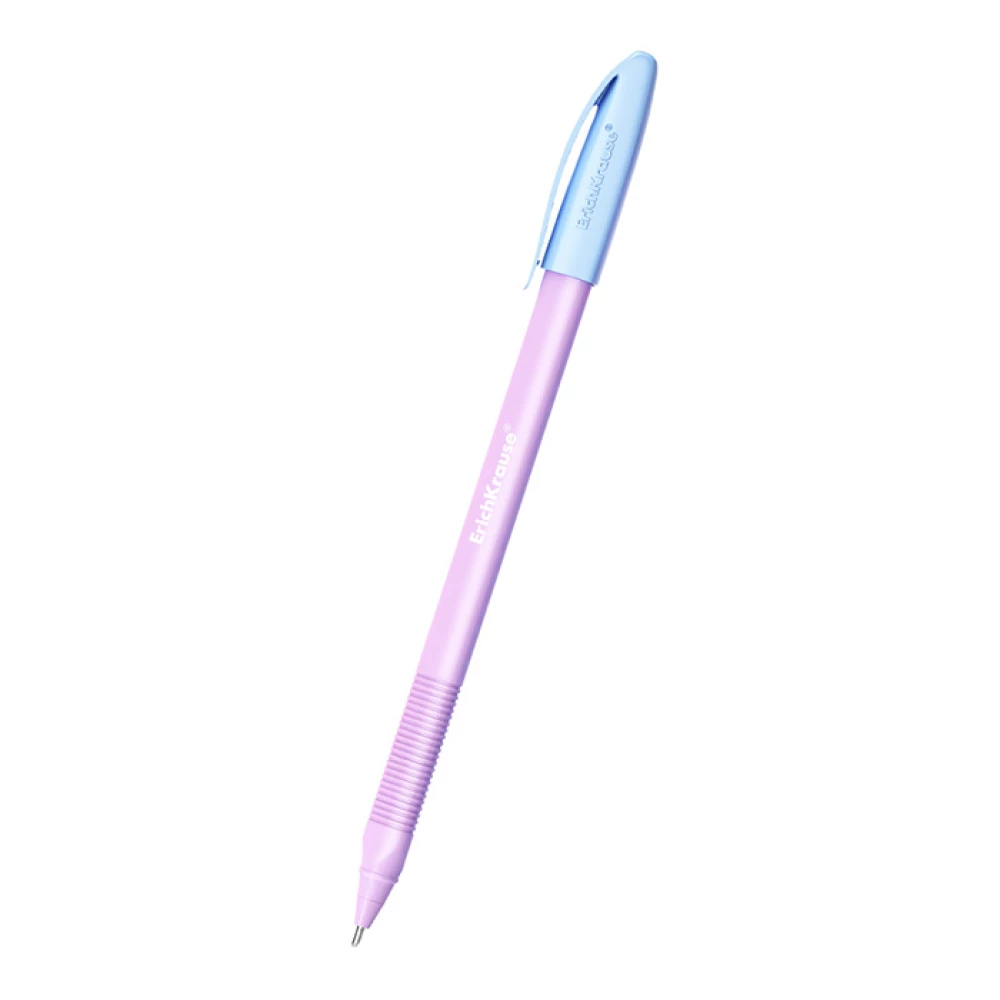 Шариковая ручка -  ErichKrause Stick Pastel Bloom, синяя, в ассортименте