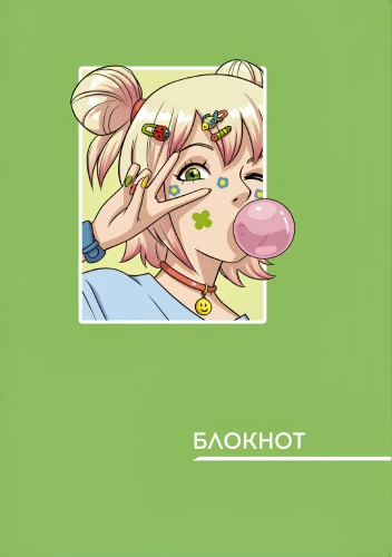 Блокнот - Аниме, 40 листов, клетка