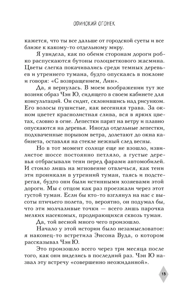 Тайна пурпурного тумана. Одинокий огонек