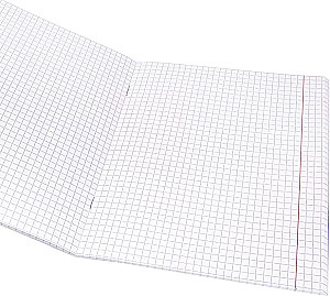 Burtnīca rūtiņās. 48 lapas. Radoša abstrakcija