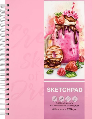 Skečpads - Deserts, A5, 40 lapas