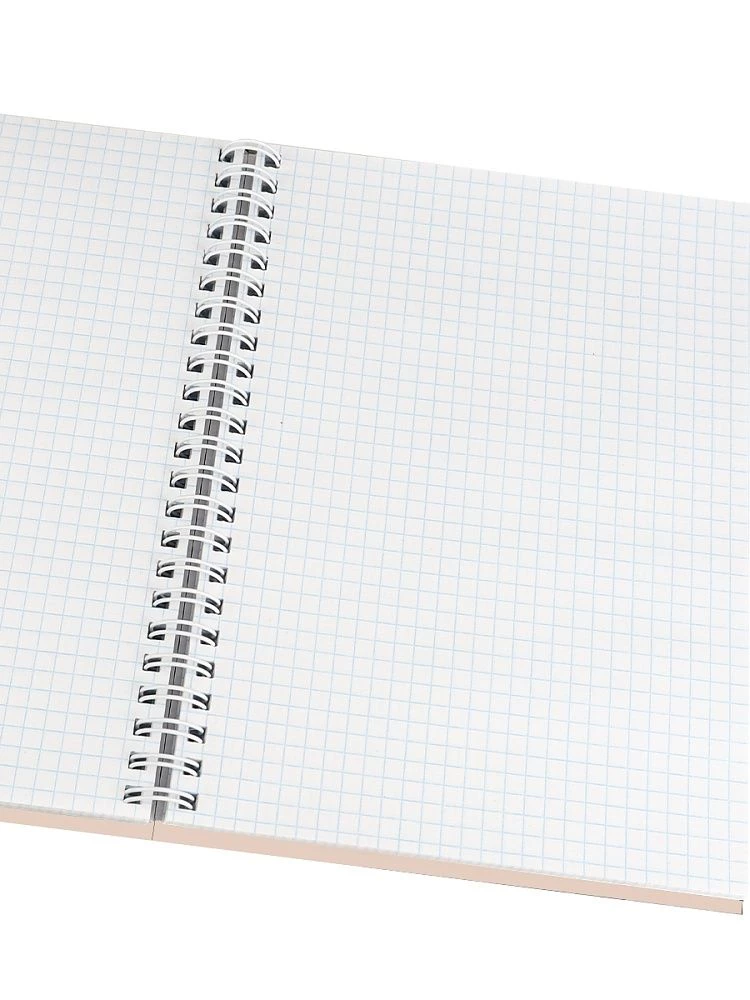 Piezīmju grāmatiņa uz spirāles A5. Bežs minimālisms