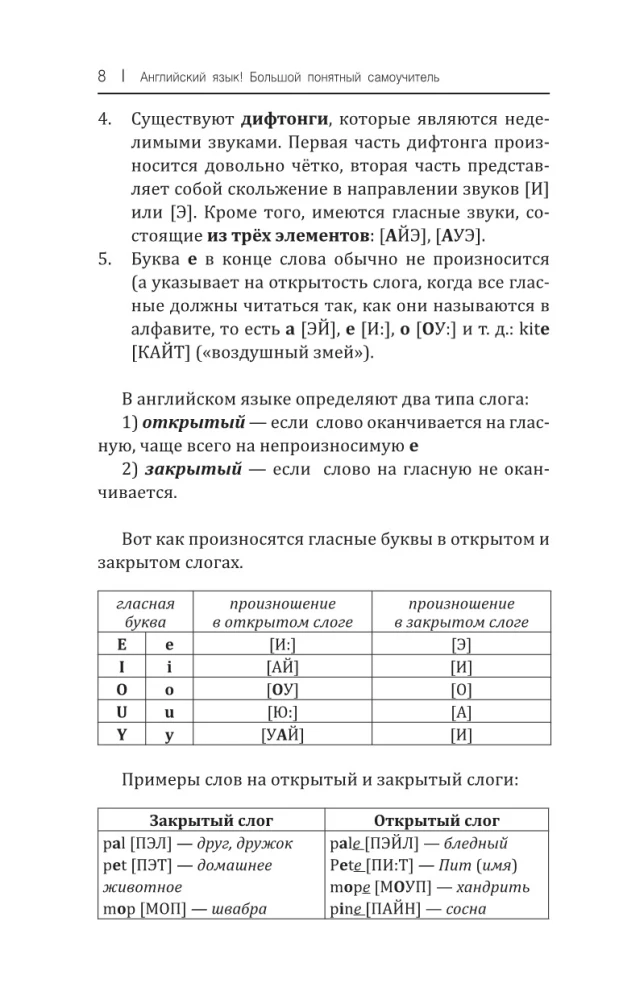 Английский язык! Большой понятный самоучитель. Всё подробно и по полочкам