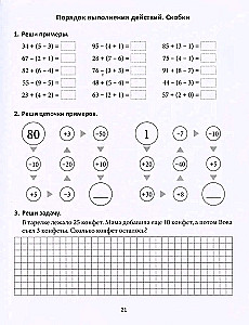 Paaugstinām sekmes. Krievu valoda un matemātika. 2. klase